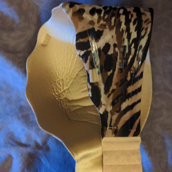 La Senza Strapless Bra C36 Bra Animal Print Cheetah Print Bra 36C - Picture 7 of 16